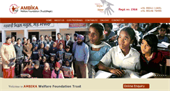 Desktop Screenshot of ambikatrust.org